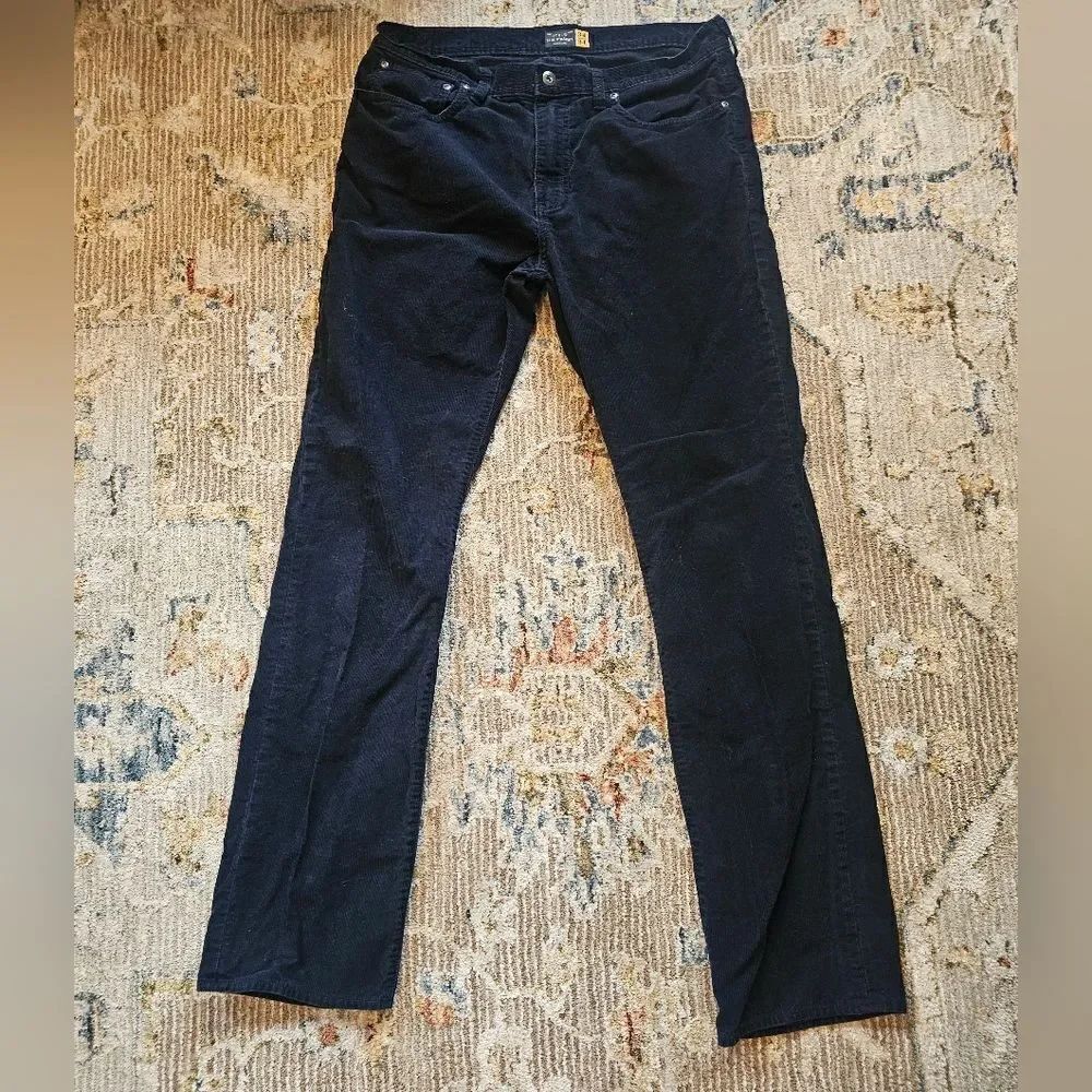 J. Crew navy blue micro cords size 34x34